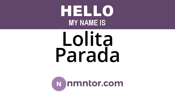 Lolita Parada