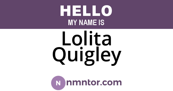 Lolita Quigley