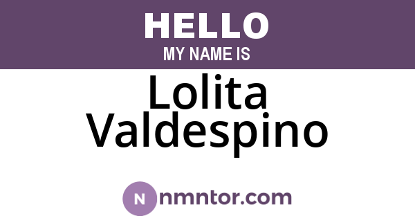 Lolita Valdespino