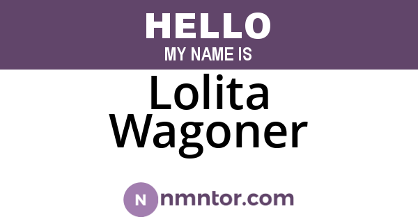 Lolita Wagoner