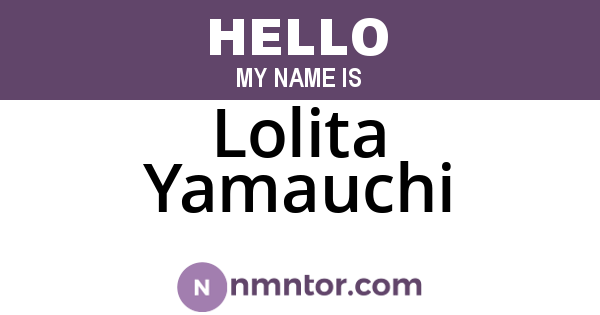 Lolita Yamauchi