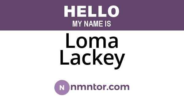 Loma Lackey