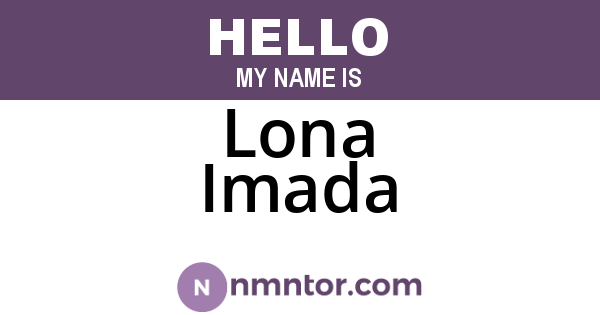 Lona Imada
