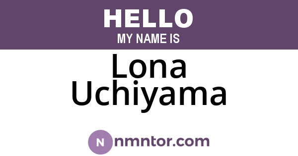 Lona Uchiyama