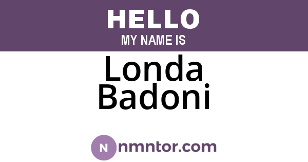 Londa Badoni