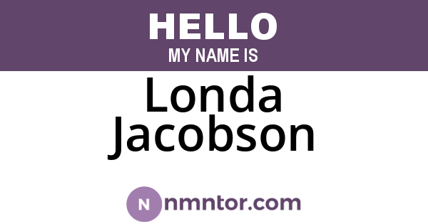 Londa Jacobson