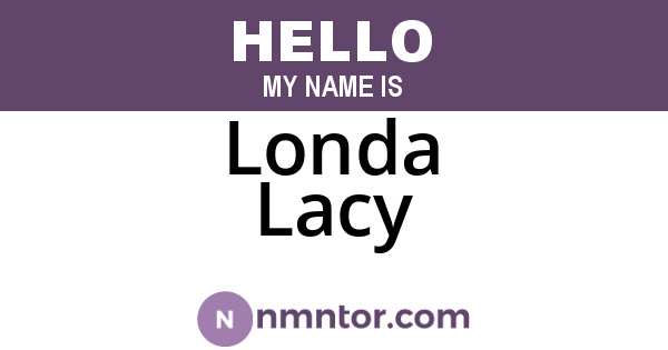 Londa Lacy