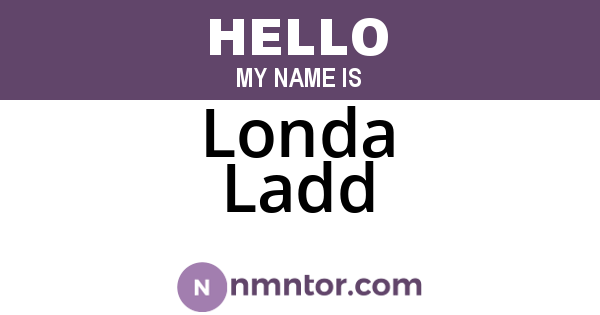 Londa Ladd