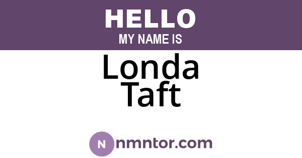 Londa Taft