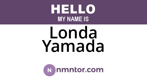 Londa Yamada