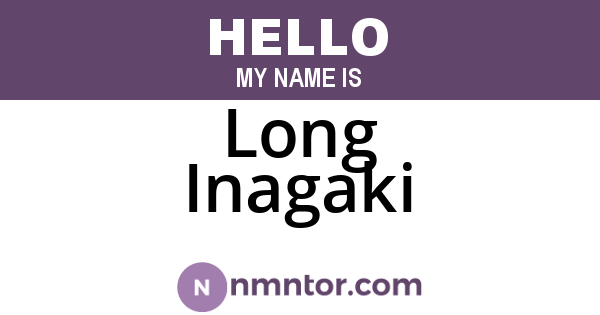 Long Inagaki