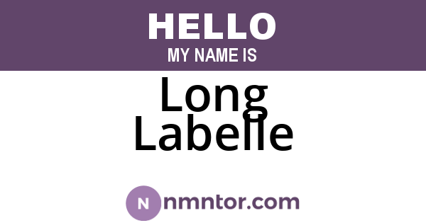 Long Labelle