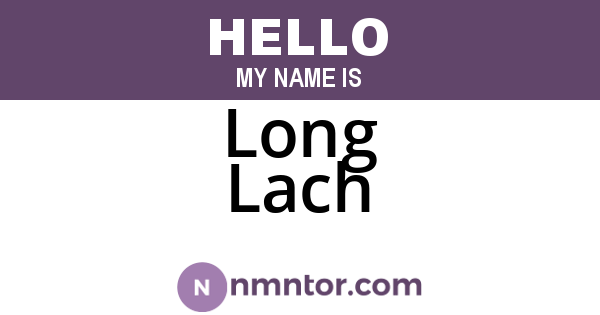 Long Lach