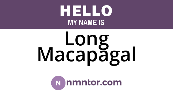 Long Macapagal