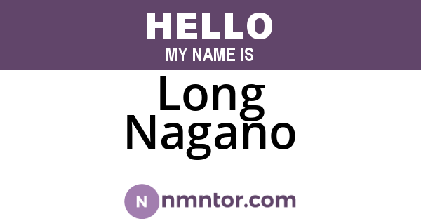 Long Nagano