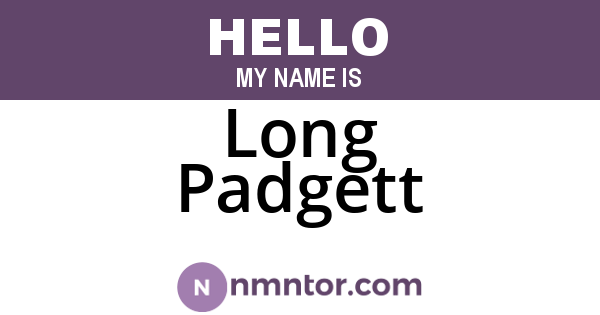 Long Padgett