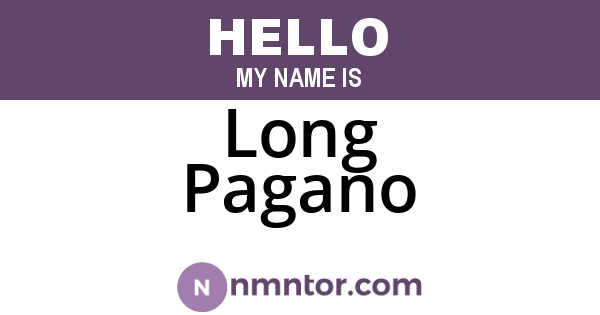 Long Pagano