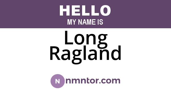 Long Ragland