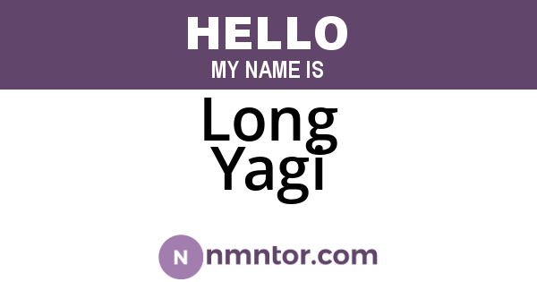 Long Yagi