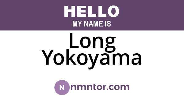 Long Yokoyama