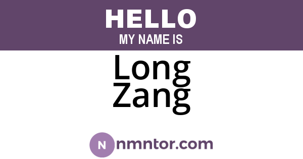 Long Zang