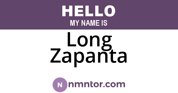 Long Zapanta