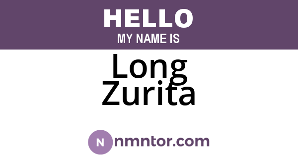 Long Zurita