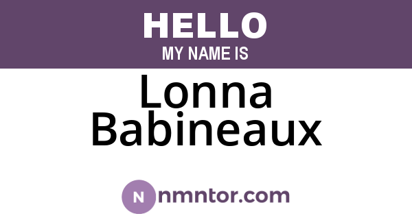 Lonna Babineaux