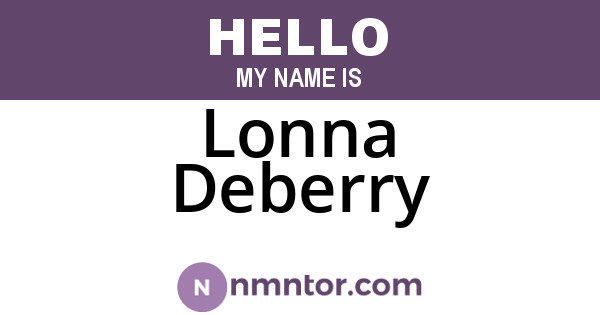 Lonna Deberry