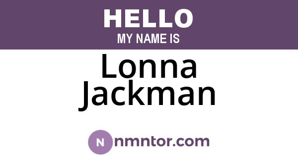Lonna Jackman