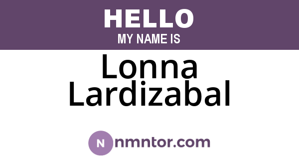 Lonna Lardizabal