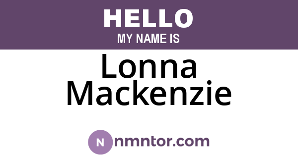 Lonna Mackenzie