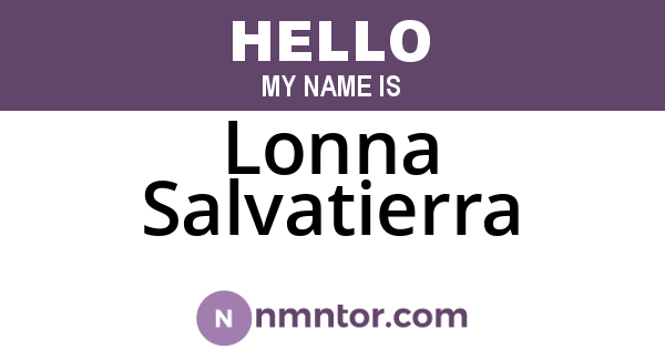 Lonna Salvatierra