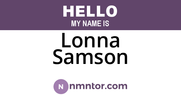 Lonna Samson