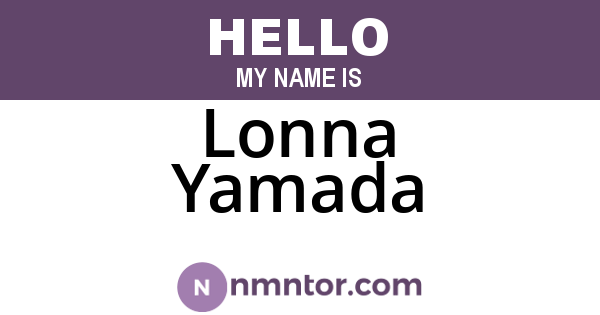 Lonna Yamada