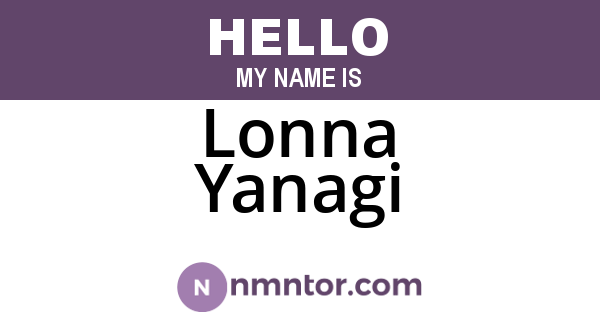 Lonna Yanagi