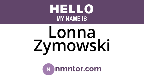 Lonna Zymowski