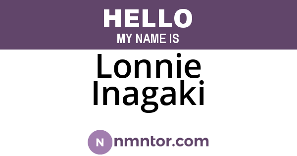 Lonnie Inagaki