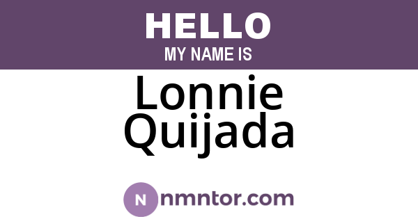 Lonnie Quijada