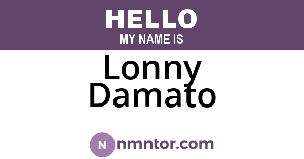 Lonny Damato