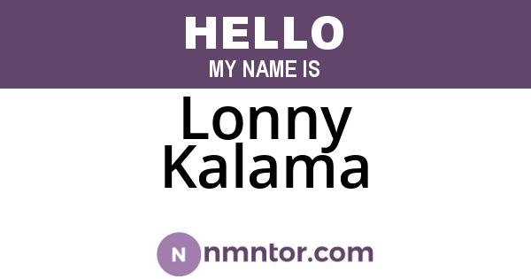 Lonny Kalama