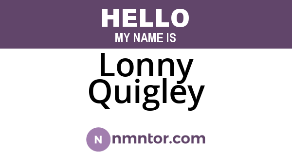 Lonny Quigley
