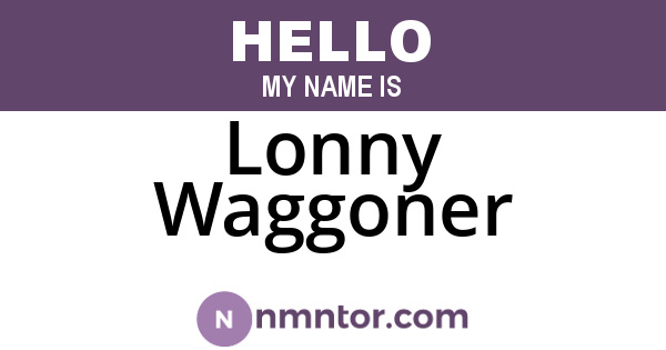 Lonny Waggoner