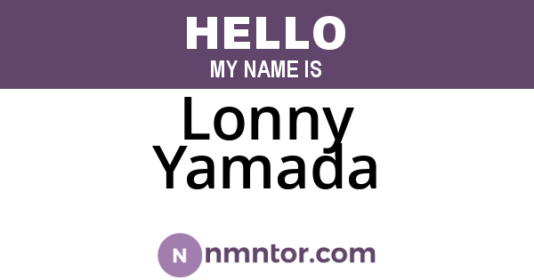 Lonny Yamada