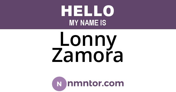 Lonny Zamora