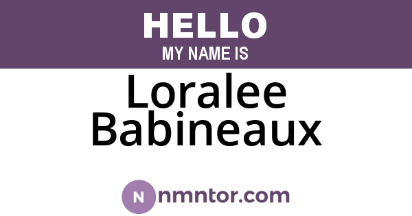 Loralee Babineaux