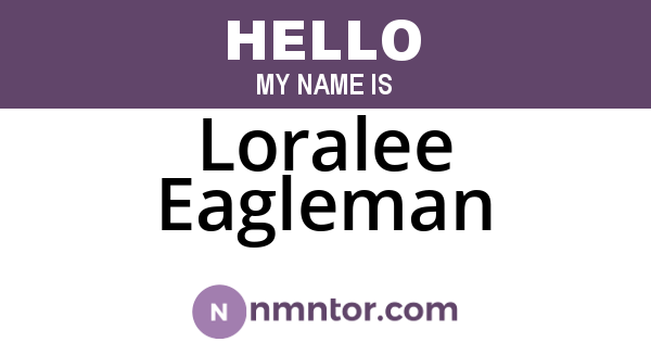 Loralee Eagleman