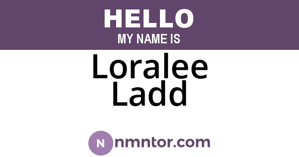 Loralee Ladd