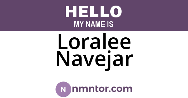 Loralee Navejar