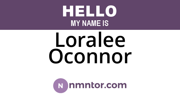 Loralee Oconnor